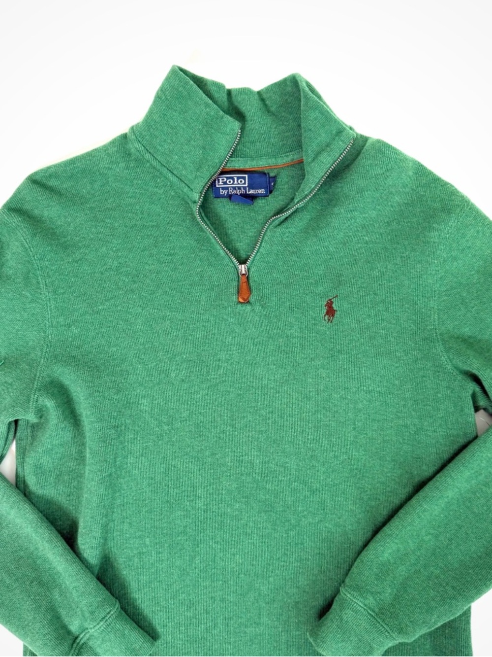 Polo Ralph Lauren Emerald Green Quarter Zip | S